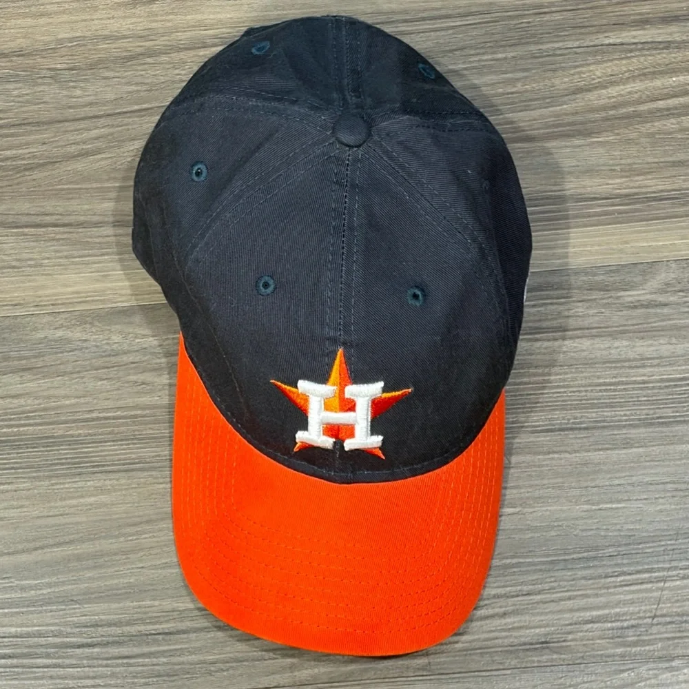 New Era 9Twenty MLB Houston Astros Hat One Size Orange Bill
